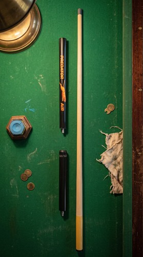 Billard queue jump - jump, stick