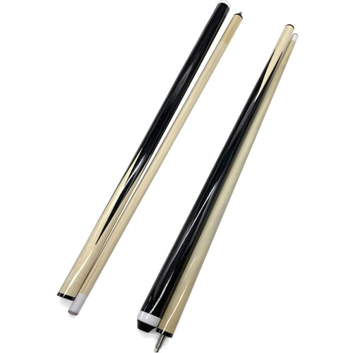 Billard queue holz 2er set - holz,
